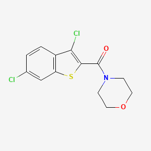 4-[(3,6-dichloro-1-benzothien-2-yl)carbonyl]morpholine