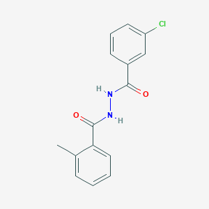 N'-(3-chlorobenzoyl)-2-methylbenzohydrazide