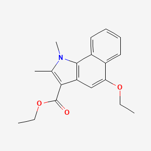 ethyl 5-ethoxy-1,2-dimethyl-1H-benzo[g]indole-3-carboxylate