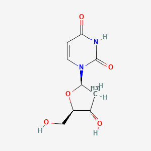 molecular formula C9H12N2O5 B583574 [2'-13C]2'-Deoxyuridine CAS No. 478510-87-1
