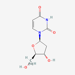 molecular formula C9H12N2O5 B583578 [5'-13C]2'-Deoxyuridine CAS No. 478510-91-7