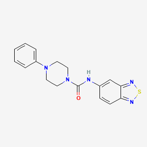 N-2,1,3-benzothiadiazol-5-yl-4-phenyl-1-piperazinecarboxamide