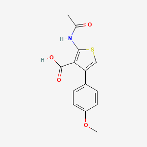 2-(acetylamino)-4-(4-methoxyphenyl)-3-thiophenecarboxylic acid