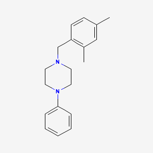 molecular formula C19H24N2 B5835827 1-(2,4-dimethylbenzyl)-4-phenylpiperazine 