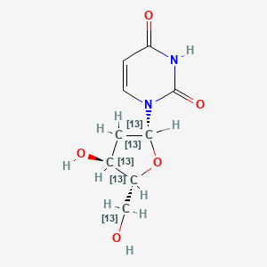 molecular formula C9H12N2O5 B583583 [1',2',3',4',5'-13C5]2'-Deoxyuridine CAS No. 478510-94-0