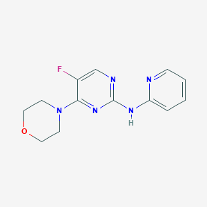 5-fluoro-4-(4-morpholinyl)-N-2-pyridinyl-2-pyrimidinamine