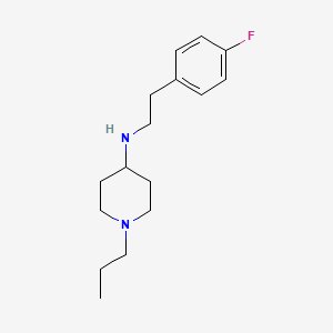 molecular formula C16H25FN2 B5835850 N-[2-(4-fluorophenyl)ethyl]-1-propyl-4-piperidinamine 