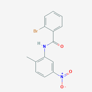 molecular formula C14H11BrN2O3 B5835879 2-bromo-N-(2-methyl-5-nitrophenyl)benzamide 