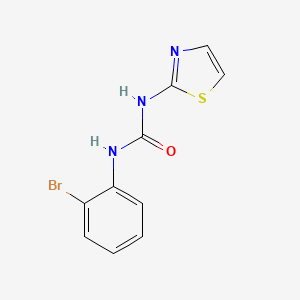 molecular formula C10H8BrN3OS B5836005 N-(2-bromophenyl)-N'-1,3-thiazol-2-ylurea 