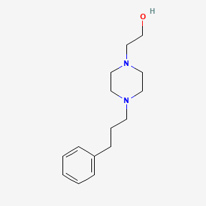 molecular formula C15H24N2O B5836076 2-[4-(3-phenylpropyl)-1-piperazinyl]ethanol 