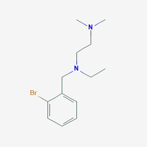 molecular formula C13H21BrN2 B5836082 (2-bromobenzyl)[2-(dimethylamino)ethyl]ethylamine 