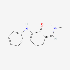 molecular formula C15H16N2O B5836115 2-[(dimethylamino)methylene]-2,3,4,9-tetrahydro-1H-carbazol-1-one 