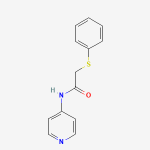 molecular formula C13H12N2OS B5836121 2-(phenylthio)-N-4-pyridinylacetamide 