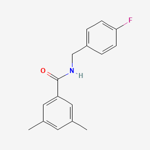 N-(4-fluorobenzyl)-3,5-dimethylbenzamide