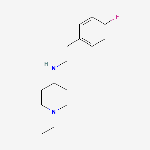 molecular formula C15H23FN2 B5836177 1-ethyl-N-[2-(4-fluorophenyl)ethyl]-4-piperidinamine 