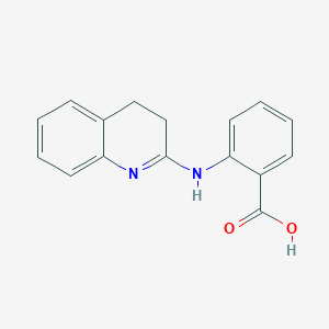 molecular formula C16H14N2O2 B5836224 2-(3,4-dihydro-2(1H)-quinolinylideneamino)benzoic acid 