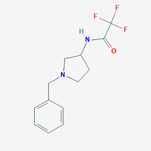 B058363 1-Benzyl-3-(trifluoroacetamido)pyrrolidine CAS No. 115445-23-3
