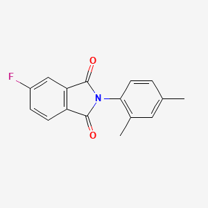 molecular formula C16H12FNO2 B5836428 2-(2,4-dimethylphenyl)-5-fluoro-1H-isoindole-1,3(2H)-dione 