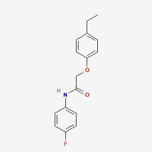 molecular formula C16H16FNO2 B5836555 2-(4-ethylphenoxy)-N-(4-fluorophenyl)acetamide 