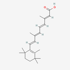molecular formula C22H32O2 B583656 4,4-二甲基维甲酸 CAS No. 104182-09-4