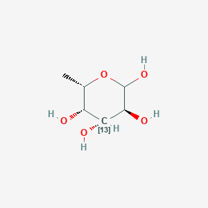 molecular formula C6H12O5 B583661 L-岩藻糖-3-13C CAS No. 478518-50-2