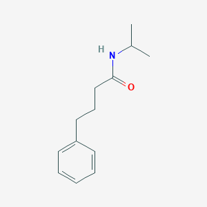 molecular formula C13H19NO B5836627 N-isopropyl-4-phenylbutanamide 