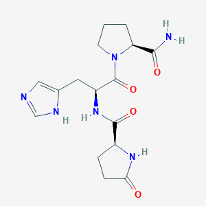 molecular formula C16H22N6O4 B058367 Protirelin CAS No. 117217-40-0