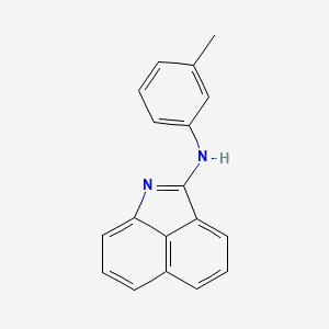molecular formula C18H14N2 B5836807 N-(3-methylphenyl)benzo[cd]indol-2-amine 