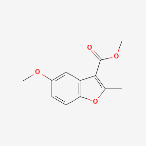 molecular formula C12H12O4 B5836853 methyl 5-methoxy-2-methyl-1-benzofuran-3-carboxylate 