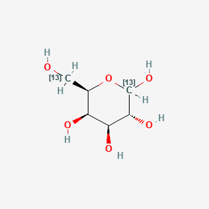 molecular formula C6H12O6 B583692 D-[1,6-13C2]半乳糖 CAS No. 478518-64-8