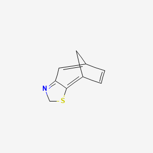 molecular formula C9H7NS B583700 2H-5,8-Methanocyclohepta[d][1,3]thiazole CAS No. 159408-34-1