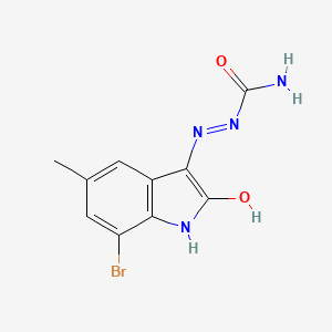 molecular formula C10H9BrN4O2 B5837126 7-bromo-5-methyl-1H-indole-2,3-dione 3-semicarbazone 