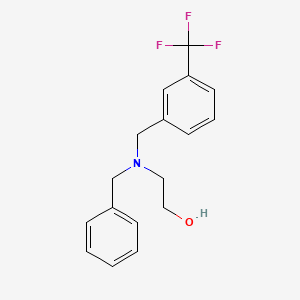 molecular formula C17H18F3NO B5837155 2-{benzyl[3-(trifluoromethyl)benzyl]amino}ethanol 