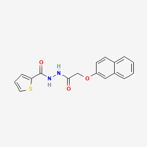 N'-[2-(2-naphthyloxy)acetyl]-2-thiophenecarbohydrazide