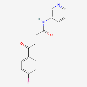 molecular formula C15H13FN2O2 B5837179 4-(4-fluorophenyl)-4-oxo-N-3-pyridinylbutanamide 