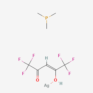 Trimethylphosphine(hexafluoroacetylacetonato)silver (I)