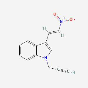 3-(2-nitrovinyl)-1-(2-propyn-1-yl)-1H-indole