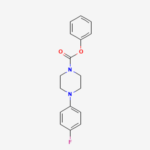 phenyl 4-(4-fluorophenyl)-1-piperazinecarboxylate