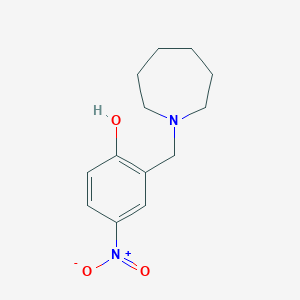 molecular formula C13H18N2O3 B5837230 2-(1-azepanylmethyl)-4-nitrophenol 