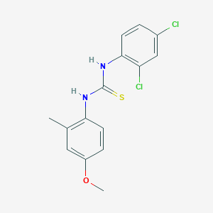 N-(2,4-dichlorophenyl)-N'-(4-methoxy-2-methylphenyl)thiourea