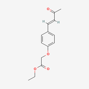 molecular formula C14H16O4 B5837274 ethyl [4-(3-oxo-1-buten-1-yl)phenoxy]acetate 