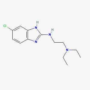 (5-chloro-1H-benzimidazol-2-yl)[2-(diethylamino)ethyl]amine