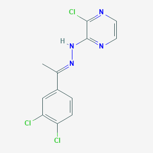 1-(3,4-dichlorophenyl)ethanone (3-chloro-2-pyrazinyl)hydrazone