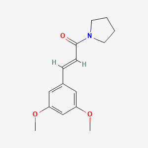 molecular formula C15H19NO3 B583729 4/'-Demethoxypiperlotine C CAS No. 807372-38-9