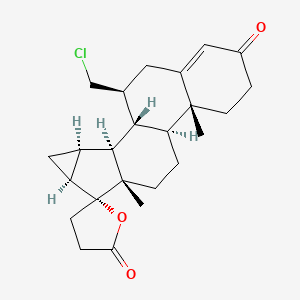 molecular formula C24H31ClO3 B583730 7-クロロメチル17-エピドロスピレノン CAS No. 932388-89-1