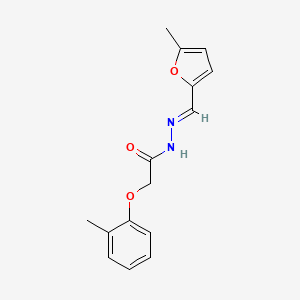 N'-[(5-methyl-2-furyl)methylene]-2-(2-methylphenoxy)acetohydrazide