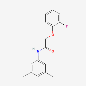 molecular formula C16H16FNO2 B5837327 N-(3,5-dimethylphenyl)-2-(2-fluorophenoxy)acetamide 