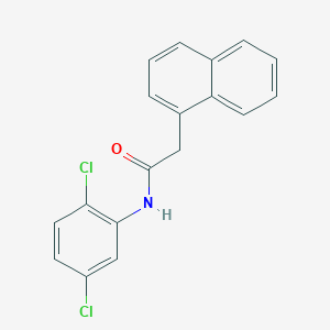 molecular formula C18H13Cl2NO B5837339 N-(2,5-dichlorophenyl)-2-(1-naphthyl)acetamide 