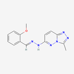 2-methoxybenzaldehyde (3-methyl[1,2,4]triazolo[4,3-b]pyridazin-6-yl)hydrazone