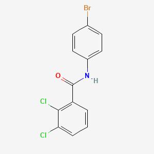 molecular formula C13H8BrCl2NO B5837360 N-(4-bromophenyl)-2,3-dichlorobenzamide 